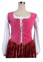 Ladies Medieval Tudor Serving Wench Costume Size 8 - 10